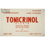 Buvard publicitaire. Tonicrinol Elixir.