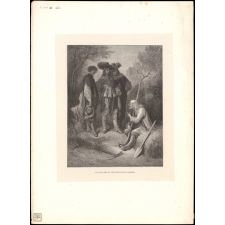 Fable de La Fontaine. Le Vieillard et les trois jeunes Hommes.