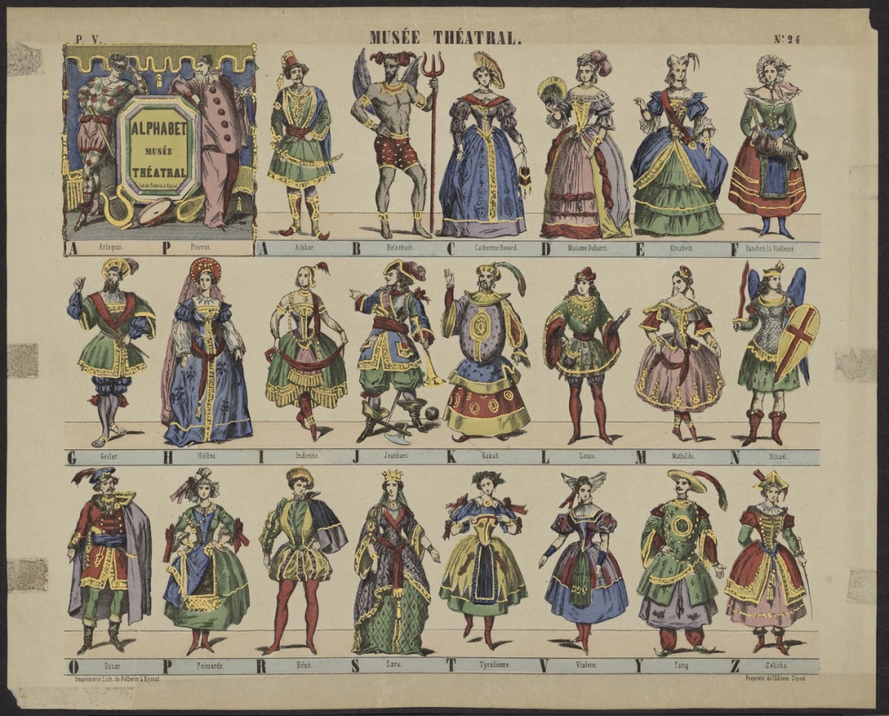 Alphabet : Musée théatral. N°24.