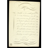 Modèle d'écriture. 