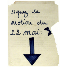 Signez la motion du 22 mai.