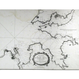 Plano de las rias de Ferrol, Cruña, y Betanzos. Carte des côtes de Galice. 