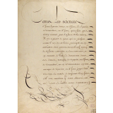 Modèle d'écriture. 
