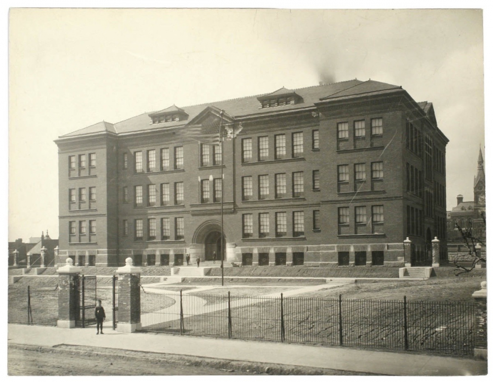 Monroe School, city of Saint Louis, Missouri, USA. 