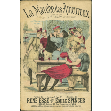 Partition musicale : La Marche des Amoureux. Chanson.