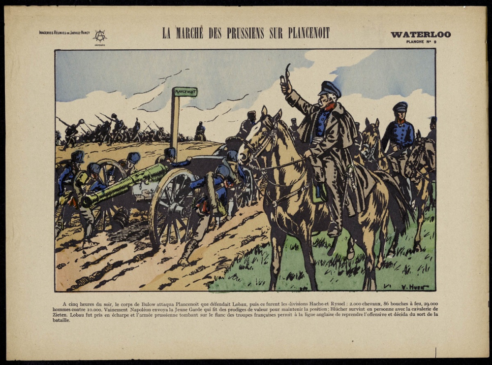 La Marche des Prussiens sur Plancenoit.