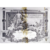 République Française. Exposition Internationale. Ville de St-Etienne. Diplôme de Hors Concours.