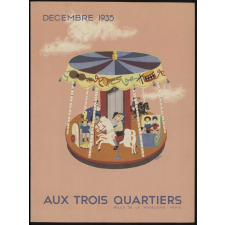 Aux Trois Quartiers, Paris. Décembre 1935.