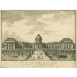 Vue du Palais des Beau Arts, ci-devant collège Mazarin. prise du Pont des Arts.