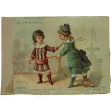 Carte réclame. Au Printemps. Rosette.