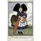 Hansi - Alsacienne 1916 (d'après l'estampe).