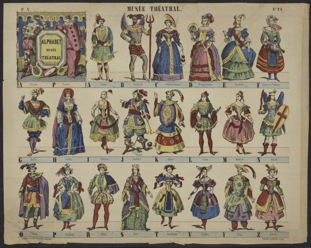Alphabet : Musée théatral. N°24.