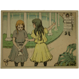 Carte réclame. Spécialité de blanc. P. Callaud. Paresseux.