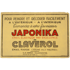 Buvard publicitaire. Japonika - Claverol.