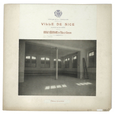Ecole Ségurane de Filles et Garçons, Ville de Nice, Préau couvert.