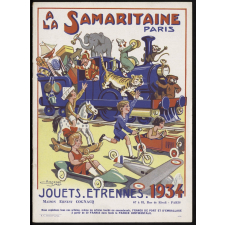 A la Samaritaine, Paris. Jouets, étrennes 1934.
