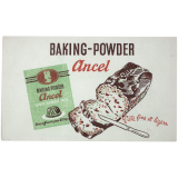 Buvard publicitaire. Baking Powder Ancel. Pâte fine et légère.