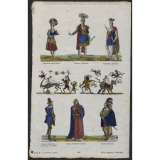 Le Pérou et les conquistadores. Planche de l'imagerie de Lille. 