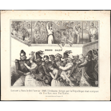 Grand Galop. Executé à Paris le 24 février 1848, l'Orchestre dirigé par la République était composé de 5 à 600,000 Parisiens.