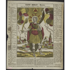 Saint Donat, martyr, Patron contre les Orages, les Tempêtes, les Foudres, Tonnerres et autres Intempéries.