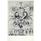 1901 - Dunkerque-Reims - Alexandra Feod. - Nicolas II - E. Loubet - Carnot - Alexandre III - F. Faure.