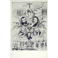 1901 - Dunkerque-Reims - Alexandra Feod. - Nicolas II - E. Loubet - Carnot - Alexandre III - F. Faure.