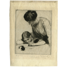 La leçon d'écriture. 