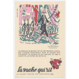 Buvard publicitaire. La vache qui rit. Savorgnan de Brazza. 