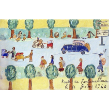 Route de Fontainebleau le 14 juin 1940