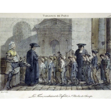 Les Frères conduisant les enfants, à St-Nicolas-des-Champs.