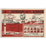 Buvard publicitaire. La Potasse d'Alsace.