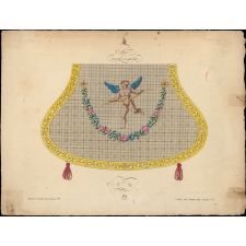 Modèle de broderie. Sac exécuté en perles.