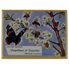 Jeu des Familles : Papillons et insectes.