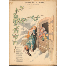 La Cigale et la Fourmi. (Fable de La Fontaine).