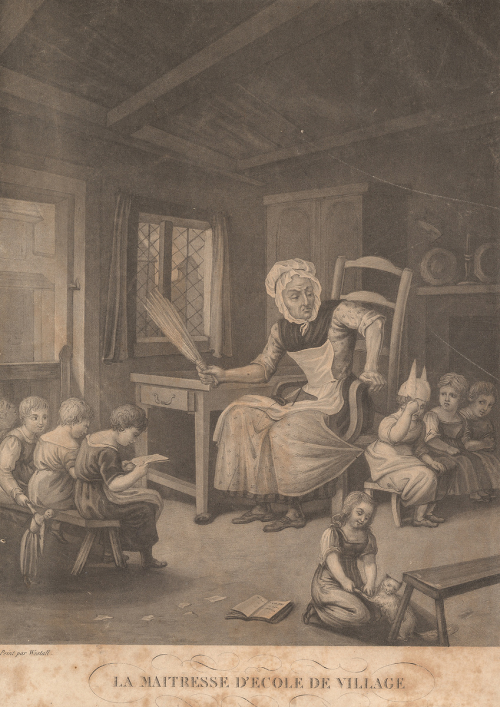 La maitresse d'ecole de village.