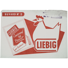 Buvard publicitaire. Liebig. Consommé de poulet.