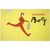 Buvard publicitaire. Chaussures Bally.