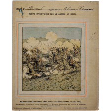 Reconnaissance de Pont-à-Mousson (12 aout 1870) - Récits patriotiques sur la guerre de 1870-71. N°26. 