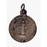 Médaille religieuse à l'effigie de la Vierge. 