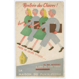 Buvard publicitaire. Rentrée des Classes! Fiers de leurs stylos...