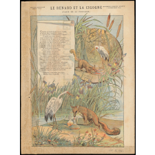 Le Renard et la Cigogne. (Fable de La Fontaine).