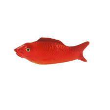 Lot de cinq poissons rouges en celluloïde.