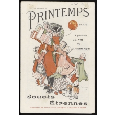 Grands magasins du Printemps, Paris. Jouets, étrennes.