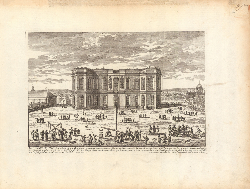 L'Observatoire est un édifice que le Roy a fait commencer environ l'année 1667. (...).