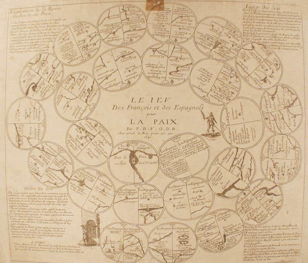 Le Jeu des Français et des Espagnols pour la paix.