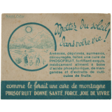 Buvard publicitaire. Phosofruit.