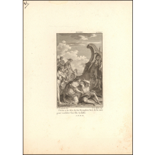 Illiade. Thétis a la tête de ses Nymphes sort de la mer pour consoler son fils Achille.. Ch.t  XVIIIe.