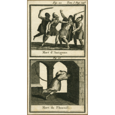 Mort d'Antigone. Mort de Phazaël.