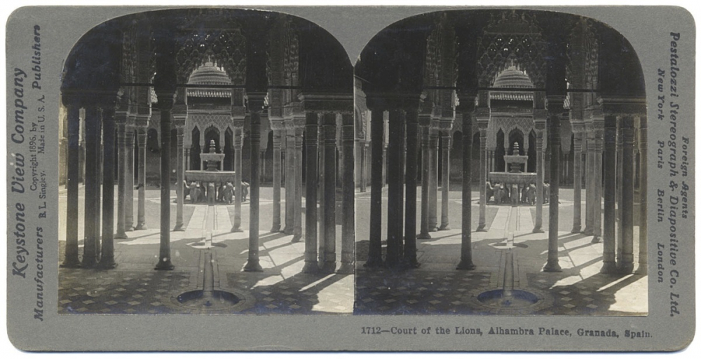 Court of the Lions, Alhambra Palace, Granada, Spain.