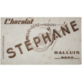 Buvard publicitaire. Chocolat Stéphane.